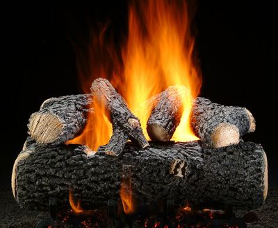 Hargrove: 42" Grand Oak Fresh Cut Log Set