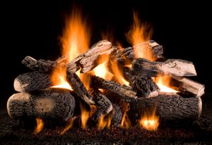 Hargrove: 21" Kodiak Char Double Stack Log Set
