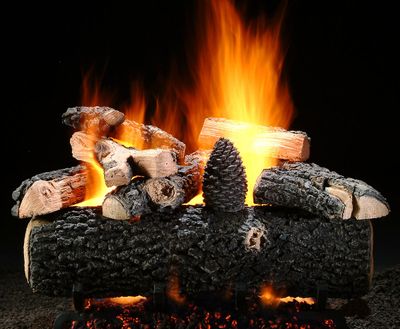 Hargrove: 24" Hargrove See-Thru Log Set