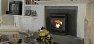 Quadrafire: Santa Fe Pellet Fireplace